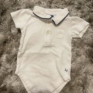 Janie and Jack 0/3months white bodysuit